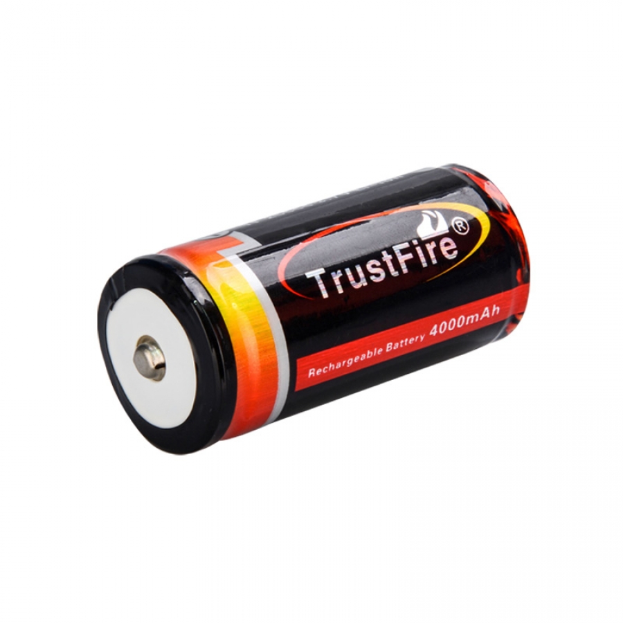 Trustfire诚信神火TR25500 T彩4000mAh加保护板充电锂电池