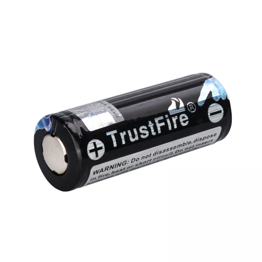 Trustfire诚信神火TR26650 T彩5000mAh加保护板锂电池